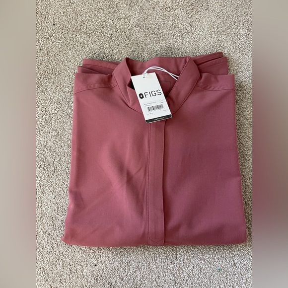 FIGS Mauve Rafaela™ - Oversized Scrub Top - Picture 2 of 2